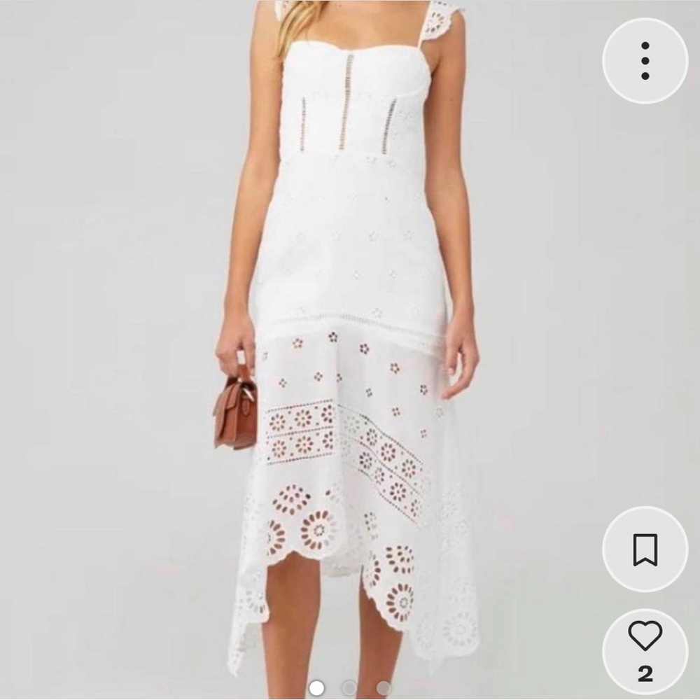 UPDATE: SOLD! Karina Grimaldi Irma Eyelet Maxi Dress